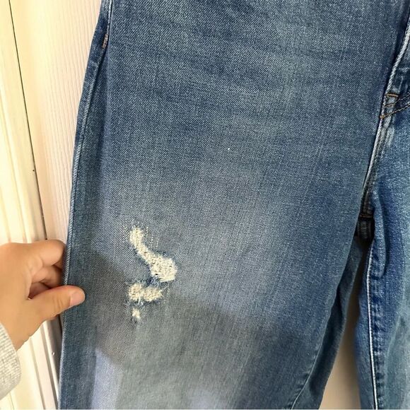 Tommy Hilfiger Women’s Distressed High Rise Balloon Jeans Size 6 - Picture 3 of 13